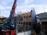 京都市右京区K様邸が上棟