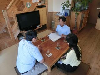 奈良市のSさん滋賀のはんべ工務店と面談
