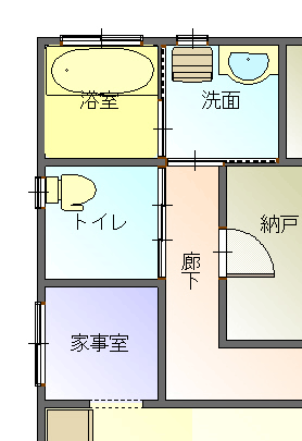 車いす用のトイレにリフォーム