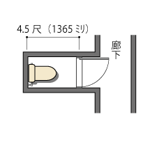 トイレのドア